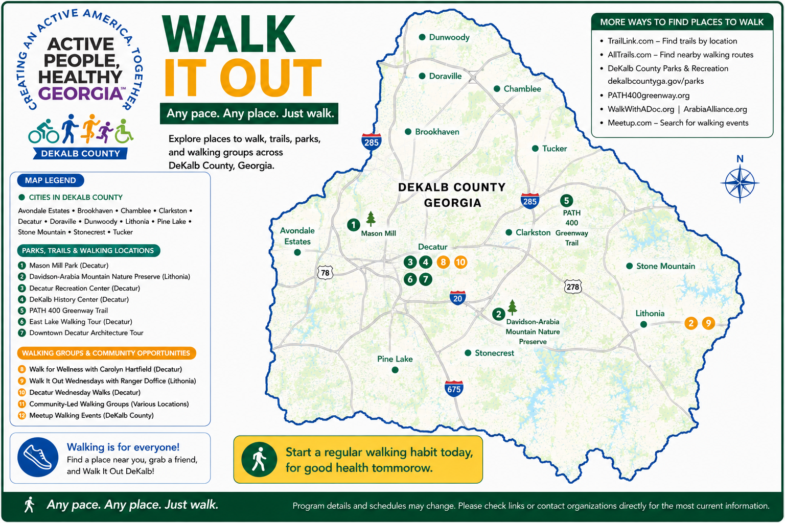 Walk It Out Resource Map