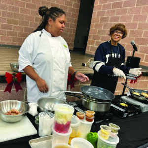 chef teaching a class